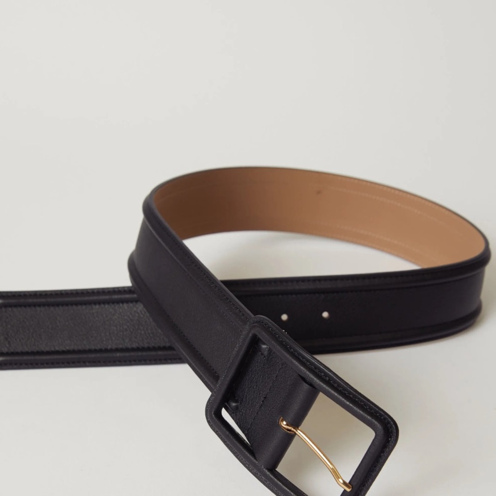 B low the belt black Leather Belt - Picture 2 of 4